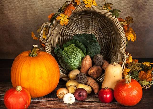 Des fruits et légumes pour l'automne